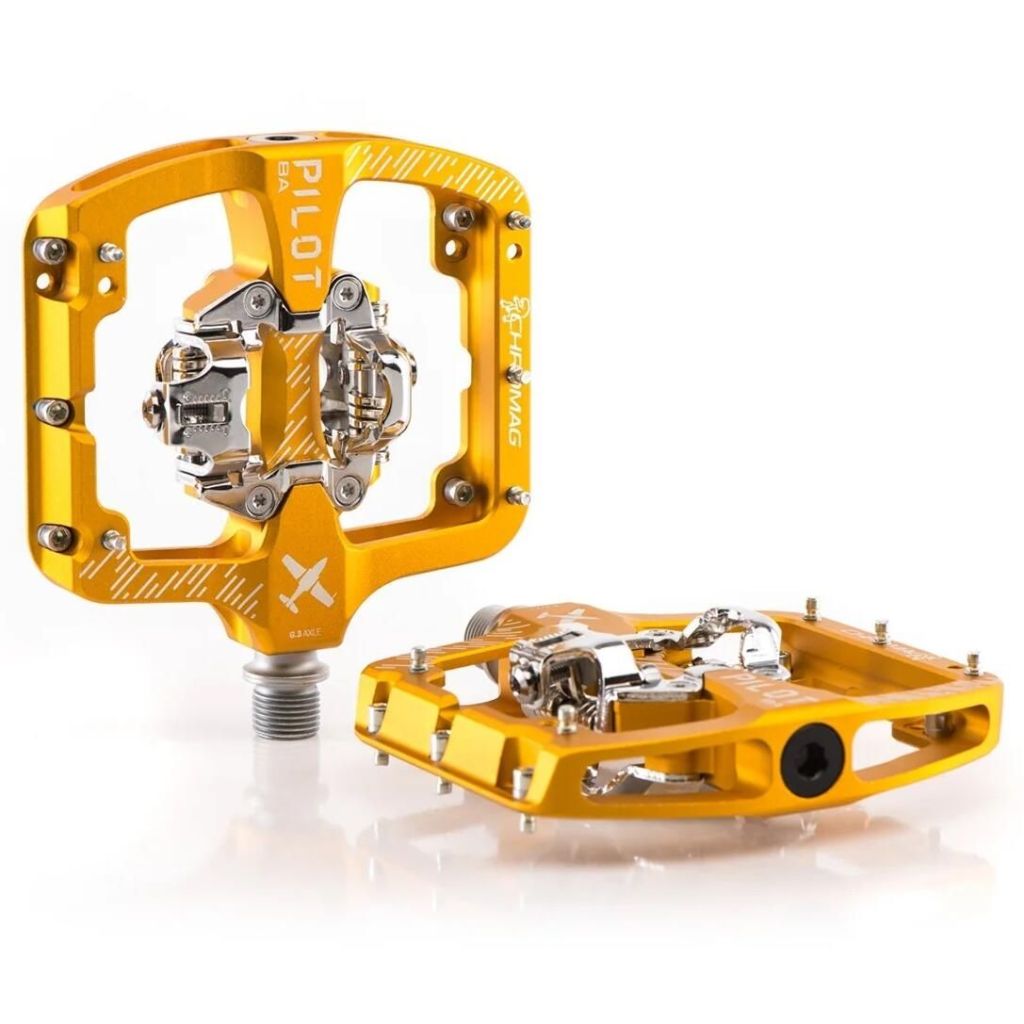 Chromag Pilot BA pedals, gold-coloured
